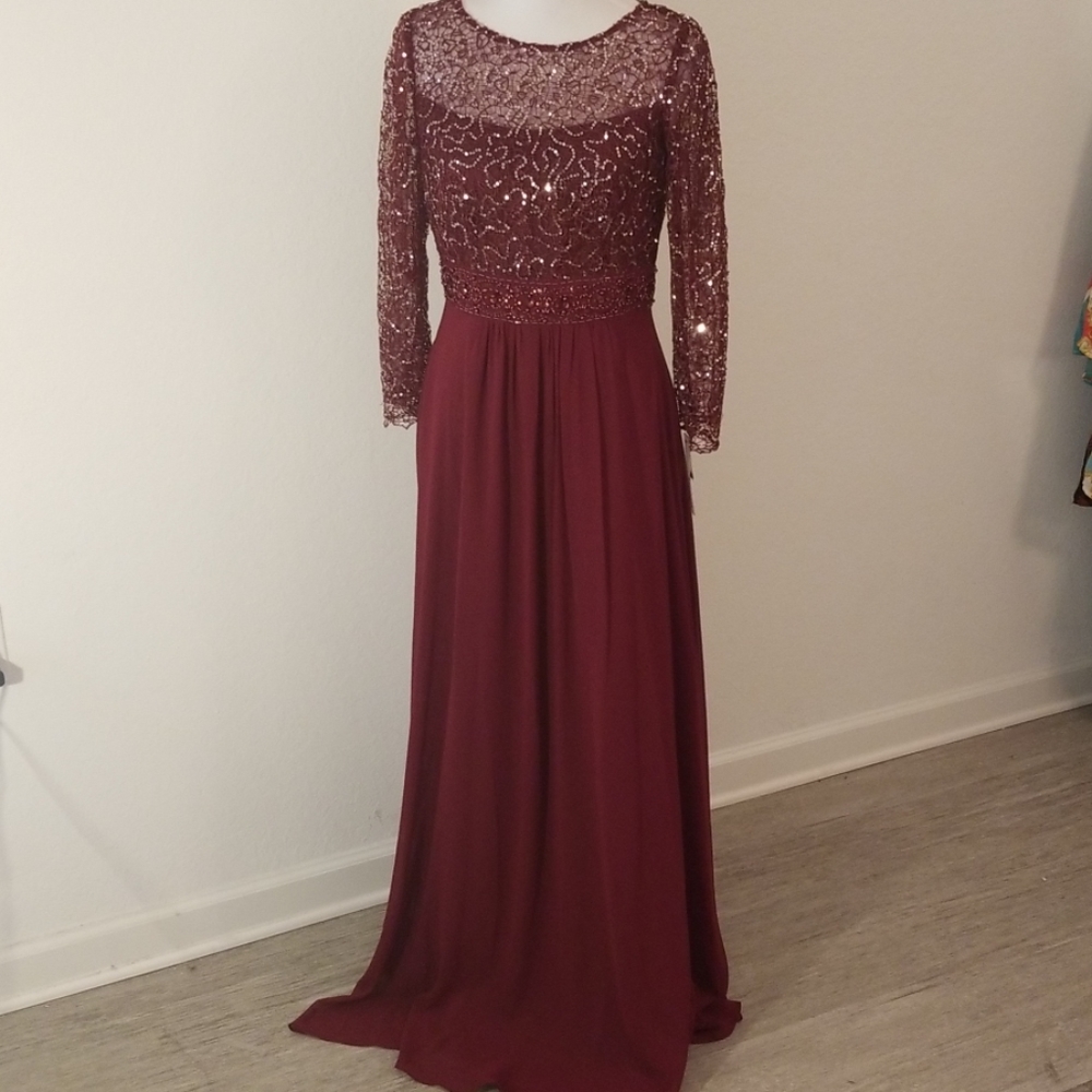 Formal Burgundy Gown